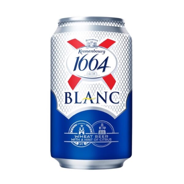 Thùng 24 lon bia Kronenbourg 1664 Blanc 330ml - Ảnh 2