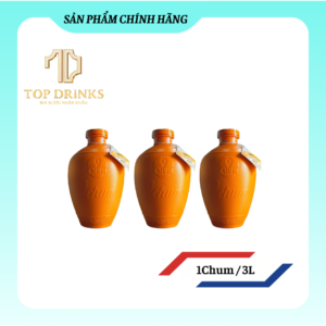 Rượu 9 Chum Hương Vị Táo Mèo - Chum 3 Lít