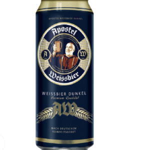 Bia Apostel Weissbier Dunkel 5.3% – Lon 500ml – Thùng 24 Lon