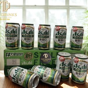 Bia Không Đường Asahi Style Free 4.0% – Lon 350ml – Thùng 24 Lon