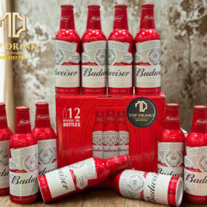 Bia Budweiser Mỹ chai nhôm 355ml thùng 12 chai