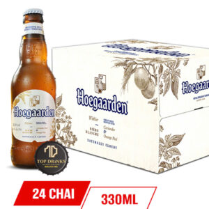 Bia Hoegaarden trắng 4,9% – thùng 24 chai 330 ml