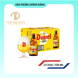 Bia Duvel 666 6.6% Bỉ – chai 330ml Thùng 12 chai