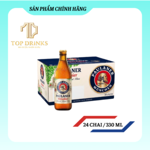 Bia Paulaner Weissbier 5,5% Đức – thùng 24 chai 330ml