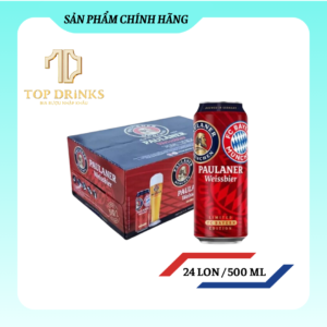 Bia Paulaner Weissbier Limited 5.5% – Lon 500ml – Thùng 24 Lon