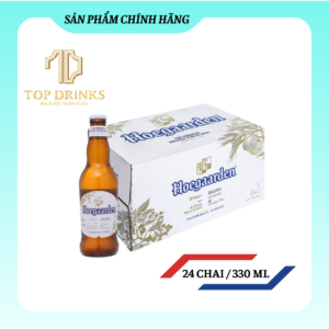 Bia Hoegaarden trắng 4,9% – thùng 24 chai 330 ml