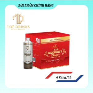 Bia 1689 Beckent Bauer Craft Lager thùng 6 chai nhôm x 1 Lít