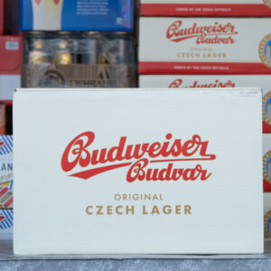 Bia Budweiser Buvar 330ml thùng 24 Lon Nhập Khẩu Tiệp Chính Hãng