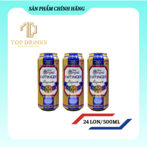 Bia Oettinger Export - Thùng 24 lon 500ml
