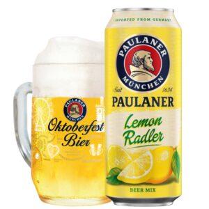 Bia Paulaner Lemon Radler 2.5% Đức – Thùng 24 lon 500ml