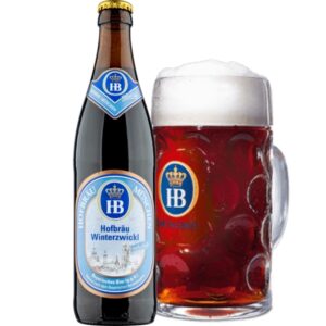 Bia Hofbräu Dunkel 5.5% Đức – Thùng 20 chai 500ml
