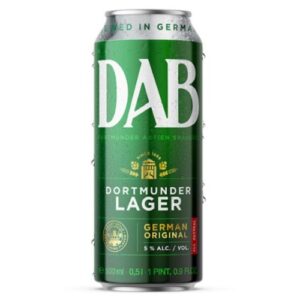 Bia DAB Lager 5% – Lon 500ml Đức
