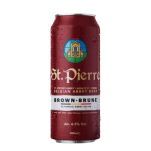 Bia St. Pierre Brown 6.5% Bỉ – Thùng 24 lon 500ml