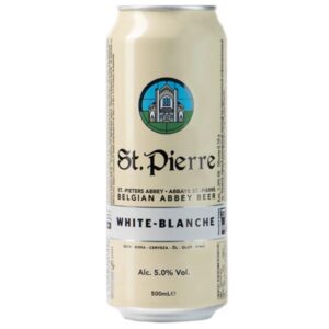 Bia St. Pierre White 5.0% Bỉ – Thùng 24 lon 500ml