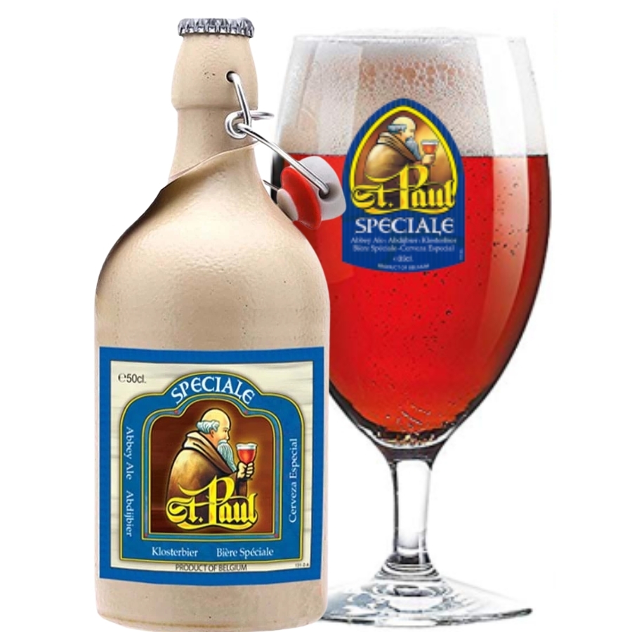 BIA SỨ ST. PAUL SPECIALE 5.5% BỈ – CHAI 500ML