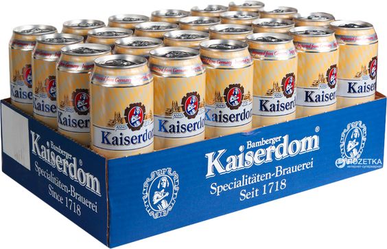 Bia Kaiserdom Kellerbier 4.7% Đức – Thùng 24 lon 500ml
