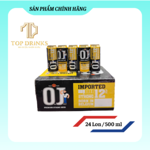 Bia O.J Strong 20% – Thùng 24 lon 500ml