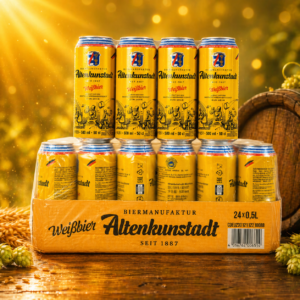 Bia Altenkunstadt Weißbier Lon 500ml – Bia lúa mì Đức chuẩn vị, tươi mát và dễ uống