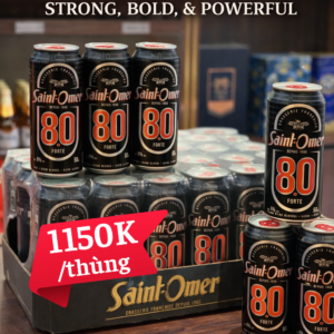Bia Saint-Omer 8.0 Forte 500ml – Dòng Bia Mạnh Đậm Chất Pháp Cho Người Sành