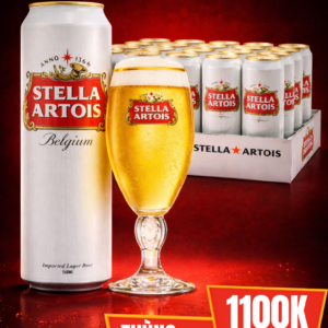 Bia Stella Artois 568ml – Lager Bỉ Cao Cấp, Chuẩn Vị Châu Âu